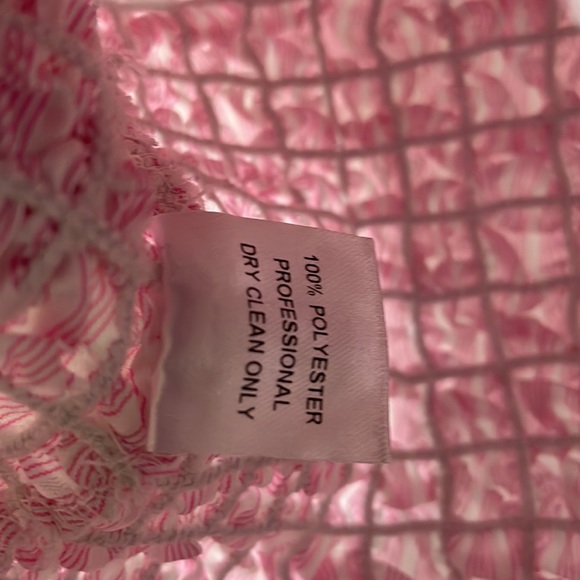 Petersyn X Revolve Tami fuschia smocked cropped tank top - Picture 6 of 7